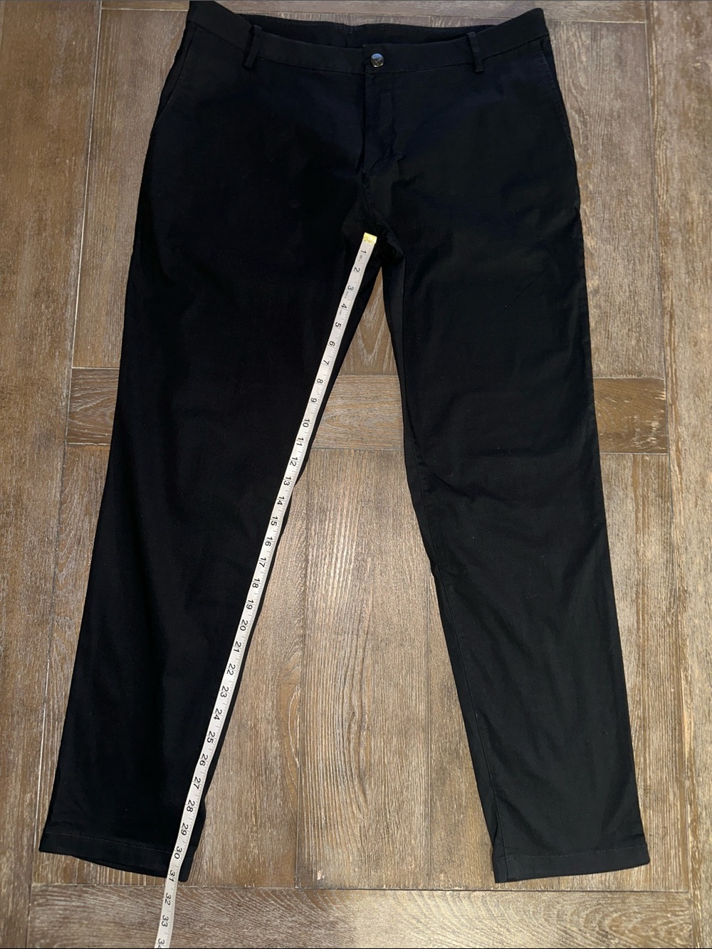 Bird Dogs Men’s Black Performance Pants 38x32 Stretch Chino Golf Office Travel